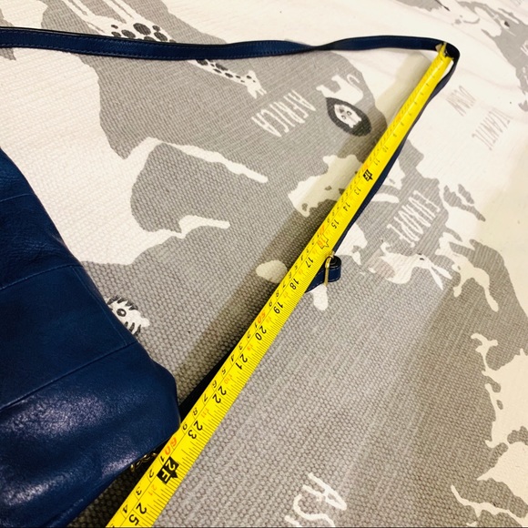 J.Crew deep royal blue leather clutch/crossbody - Picture 12 of 13